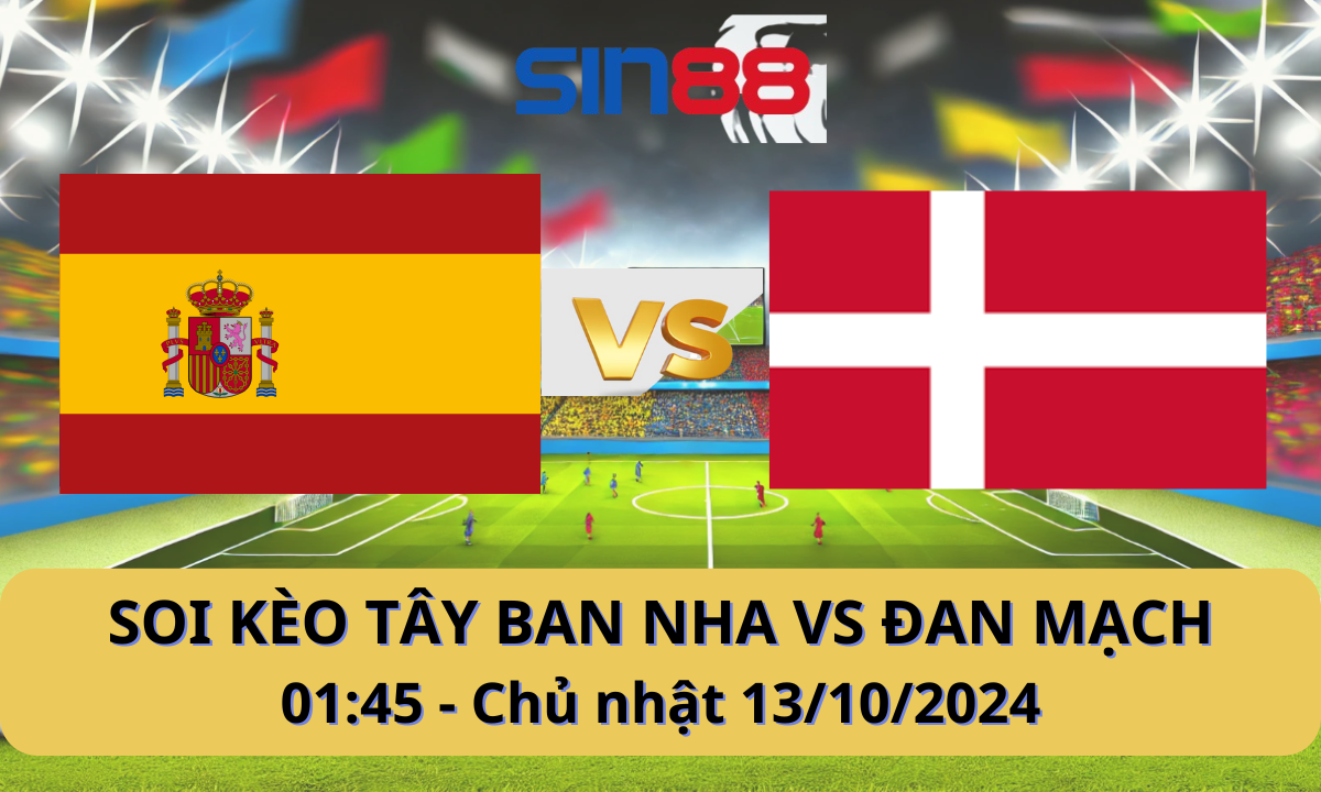 Nhận định bóng đá Tây Ban Nha – Đan Mạch 01h45 ngày 13/10/2024 – Nations League