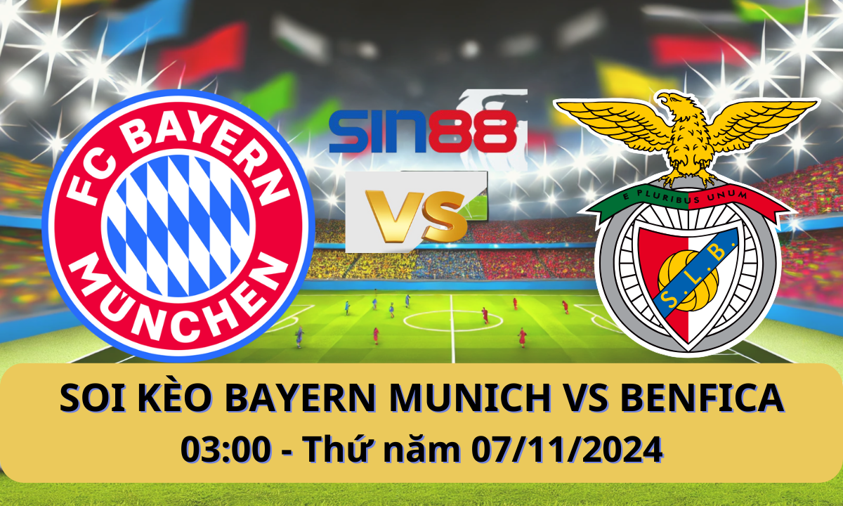 Nhận định bóng đá Bayern Munich – Benfica 03h00 ngày 07/11/2024 – Champions League