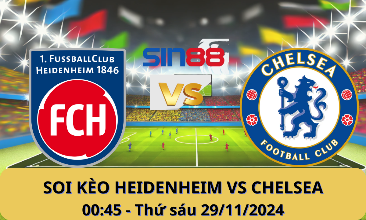 Nhận định bóng đá Heidenheim – Chelsea 00h45 ngày 29/11/2024 – Europa Conference League