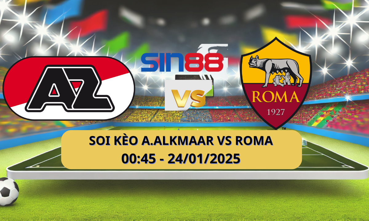 Nhận định bóng đá AZ Alkmaar – AS Roma 00h45 ngày 24/01/2025 – Europa League