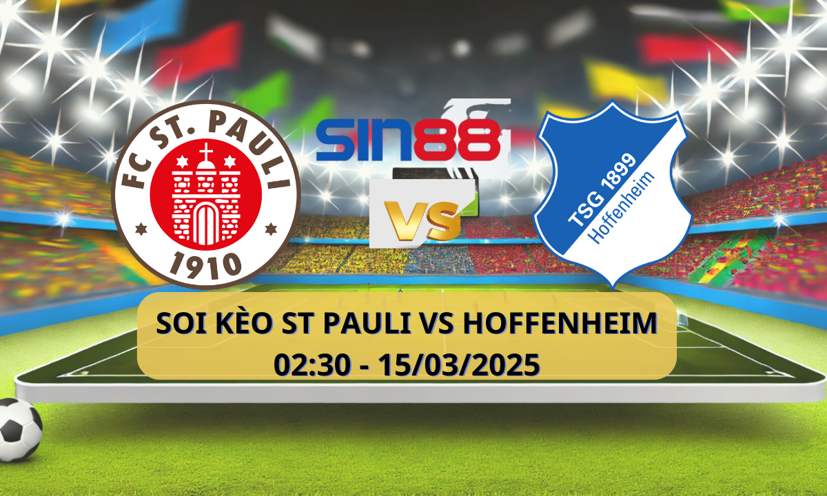 Nhận định bóng đá St. Pauli – Hoffenheim 02h30 ngày 15/03/2025 – Bundesliga
