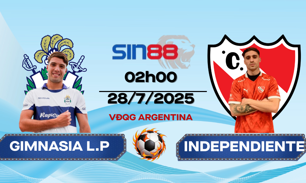 Nhận định bóng đá Gimnasia L.P – Independiente 02h00 ngày 28/07/2025 – VĐQG Argentina
