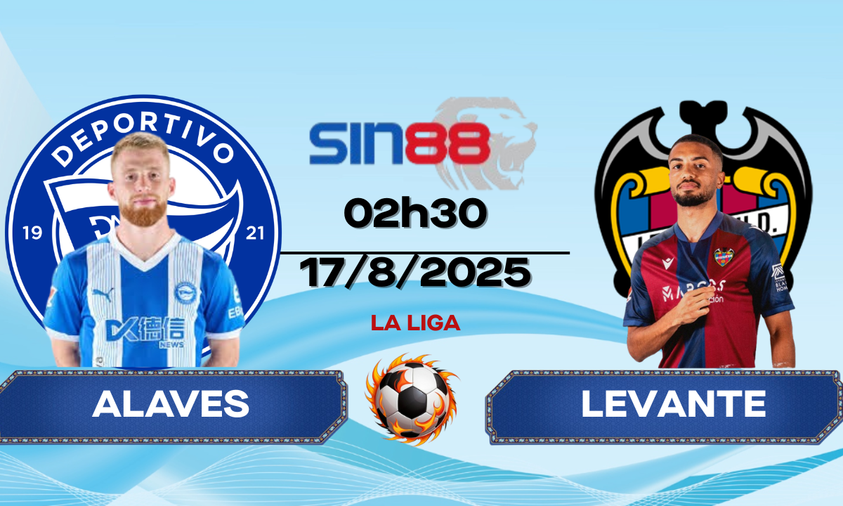 Soi kèo bóng đá Alaves – Levante 02h30 ngày 17/08/2025 – La Liga