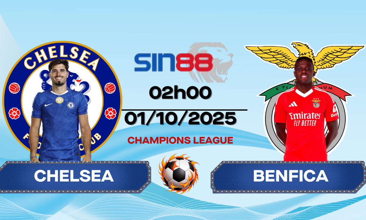 Soi kèo bóng đá Chelsea – Benfica 02h00 ngày 01/10/2025 – Champions League