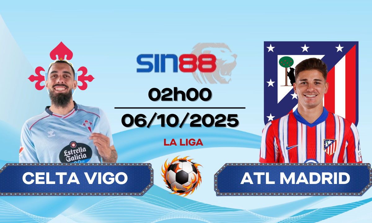Soi kèo bóng đá Celta Vigo – Atl Madrid 02h00 ngày 06/10/2025 – La Liga