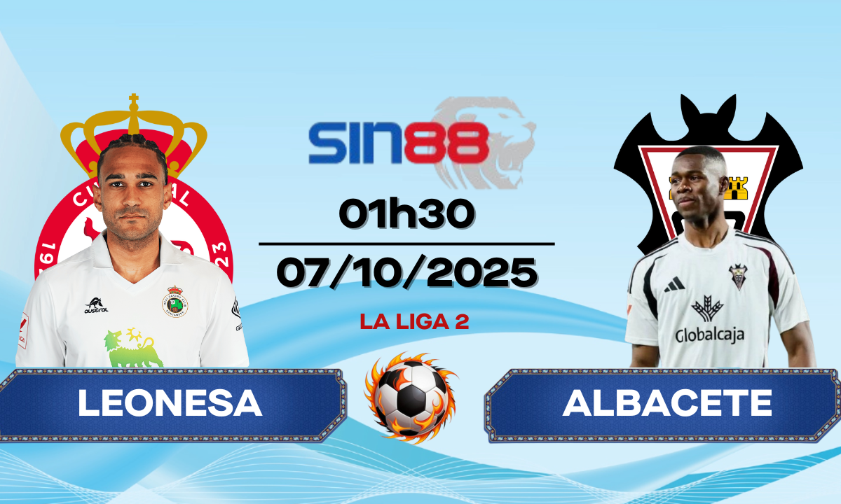 Soi kèo bóng đá Cultural Leonesa – Albacete 01h30 ngày 07/10/2025 – La Liga 2