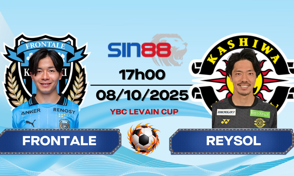Soi kèo bóng đá Kawasaki Frontale – Kashiwa Reysol 17h00 ngày 08/10/2025 – YBC Levain Cup