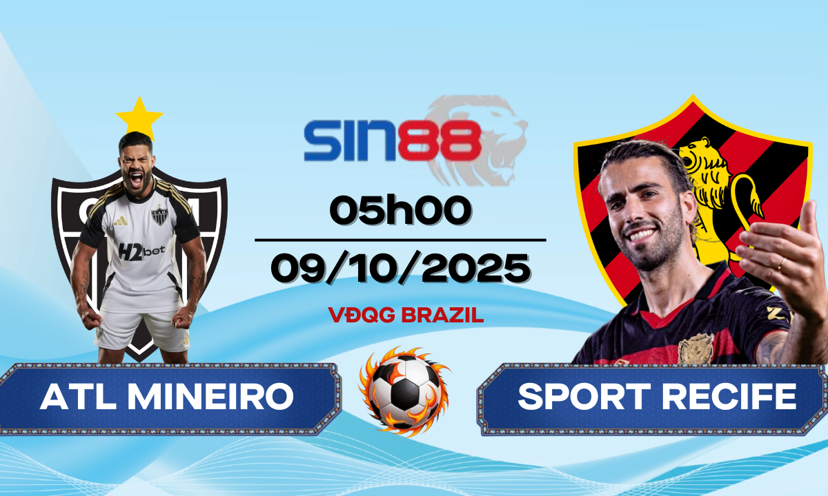 Soi kèo bóng đá Atletico Mineiro – Sport Recife 05h00 ngày 09/10/2025 – VĐQG Brazil