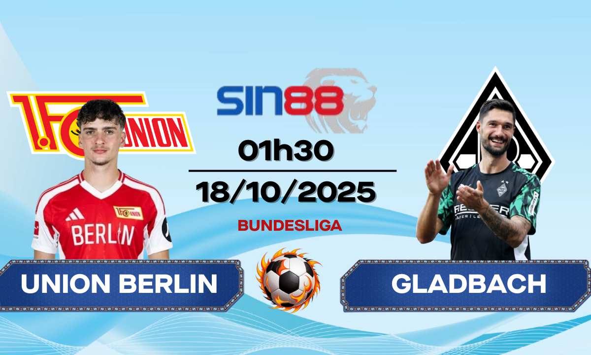 Soi kèo bóng đá Union Berlin – Monchengladbach 01h30 ngày 18/10/2025 – Bundesliga
