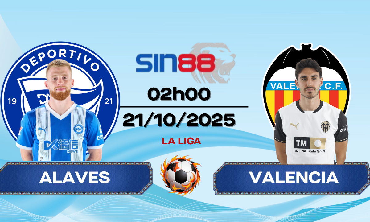 Soi kèo bóng đá Alaves – Valencia 02h00 ngày 21/10/2025 – La Liga