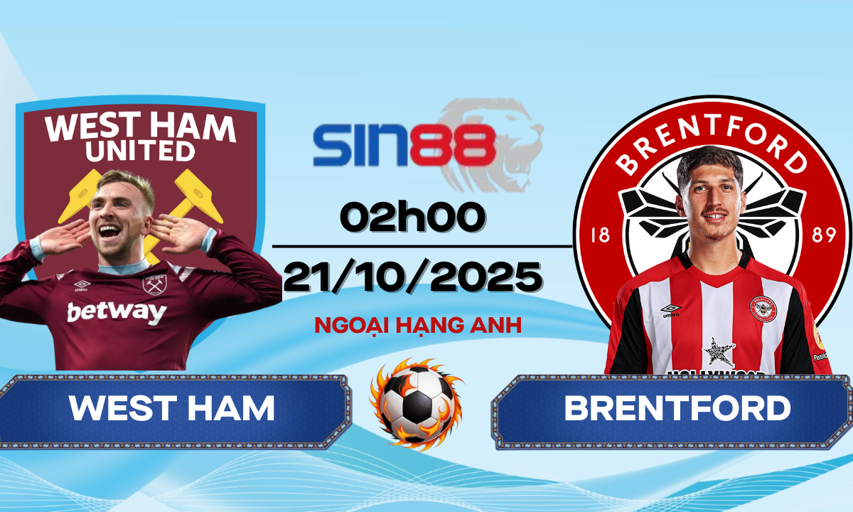 Soi kèo bóng đá West Ham – Brentford 02h00 ngày 21/10/2025 – Ngoại hạng Anh