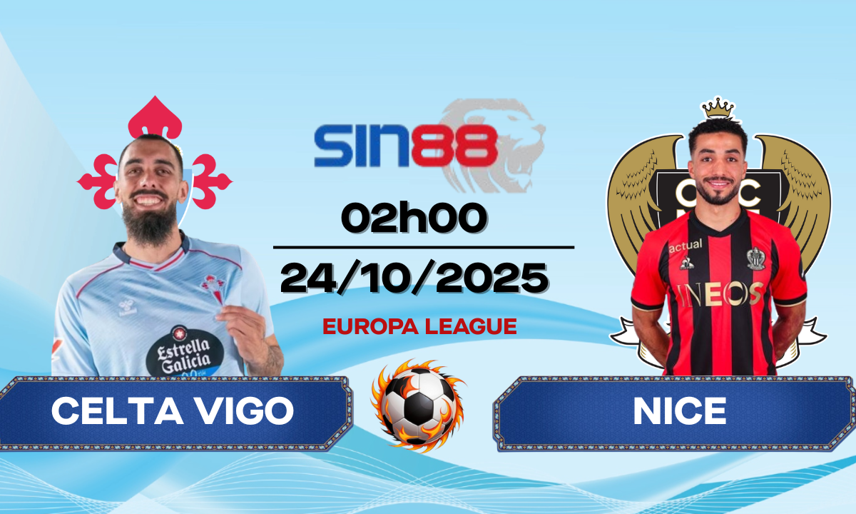 Soi kèo bóng đá Celta Vigo – Nice 02h00 ngày 24/10/2025 – Europa League