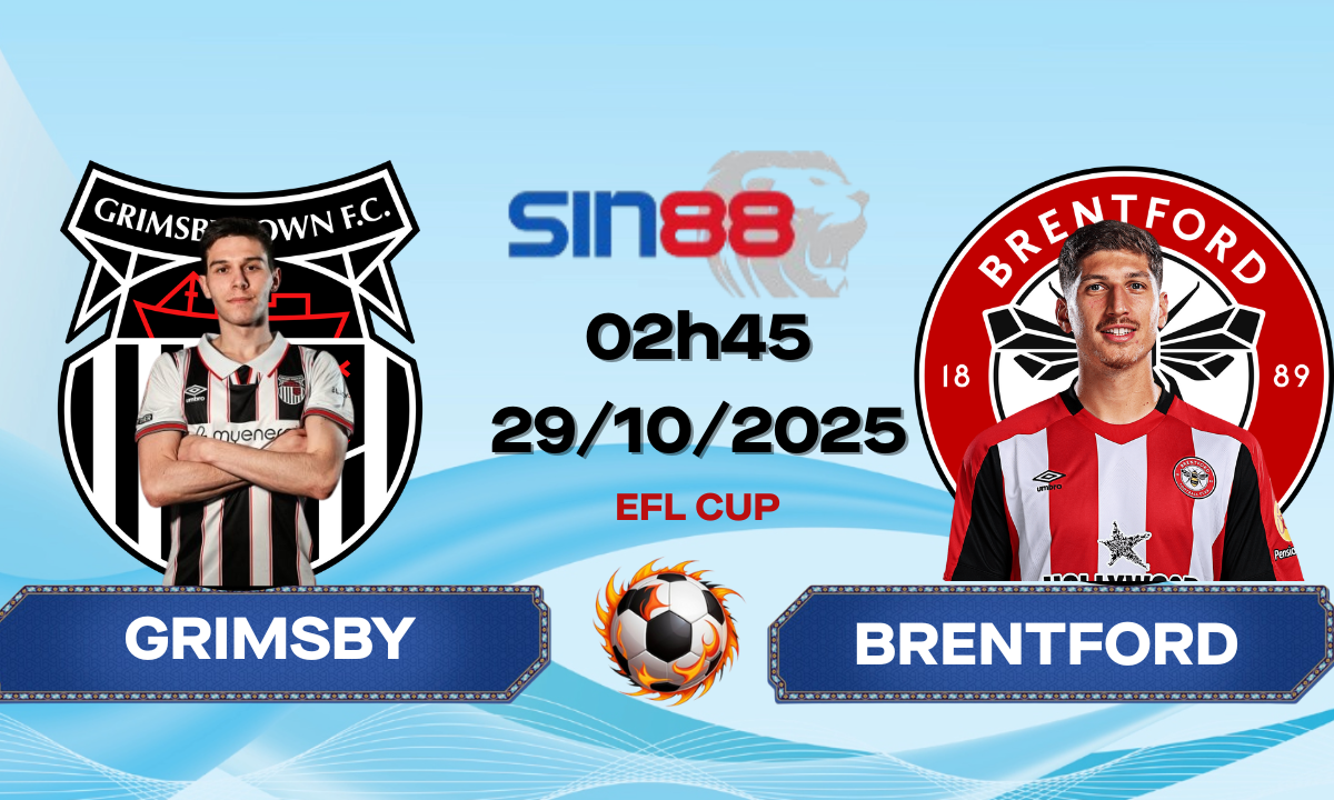 Soi kèo bóng đá Grimsby – Brentford 02h45 ngày 29/10/2025 – EFL