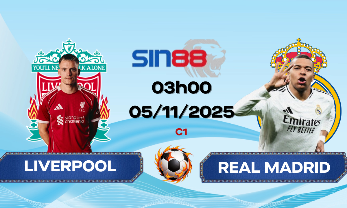 Soi kèo bóng đá Liverpool – Real Madrid 03h00 ngày 05/11/2025 – Champions League